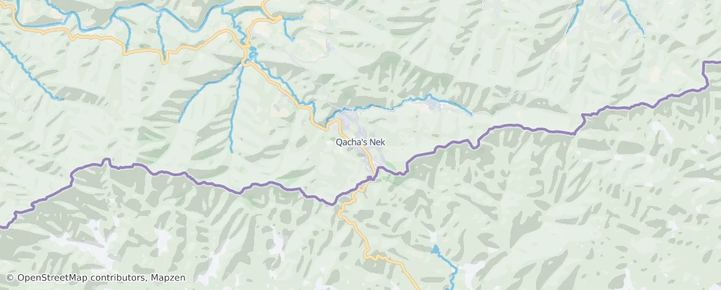Qacha's Nek — Map