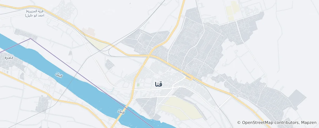Map of Qena