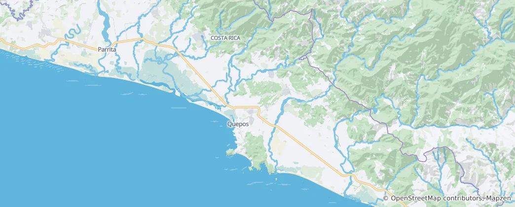 Map of Quepos