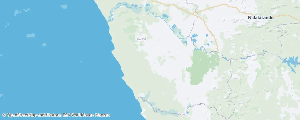 Quiçama National Park — Map