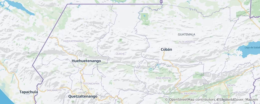 Mapa Quiché