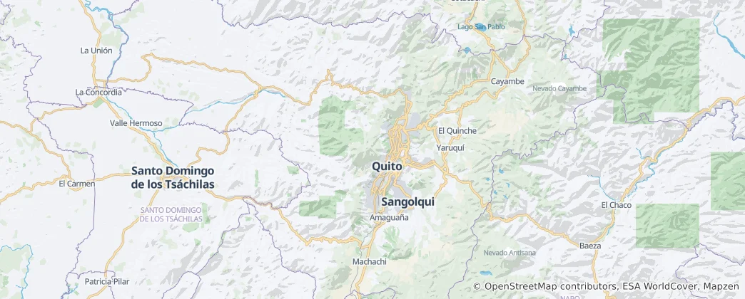 Map of Quito Metro