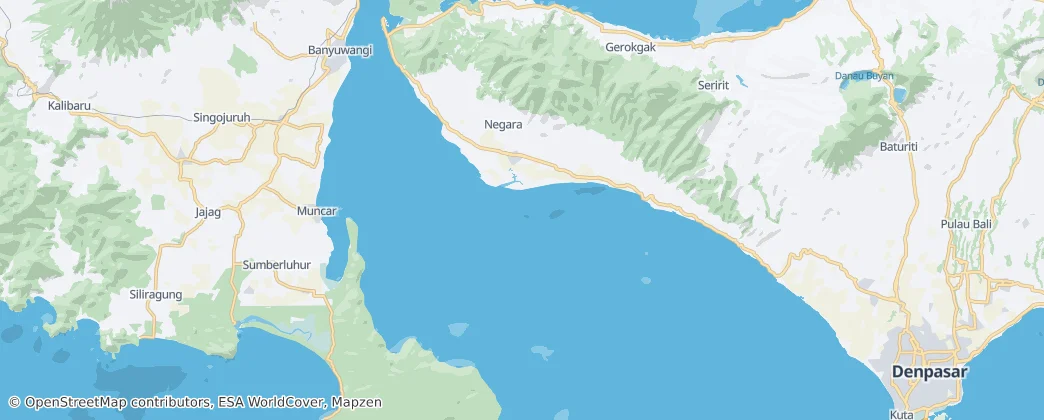 Bali Strait — Harita