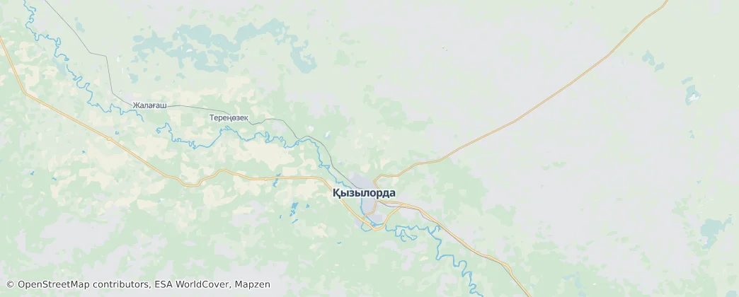Qyzylorda — Map