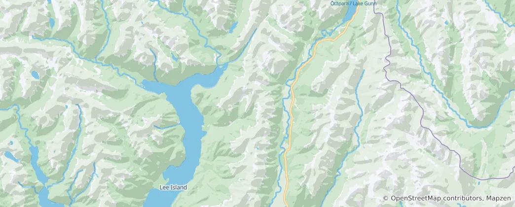 Mappa di Earl Mountains