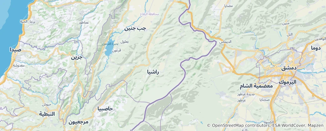 Map of Rachaya