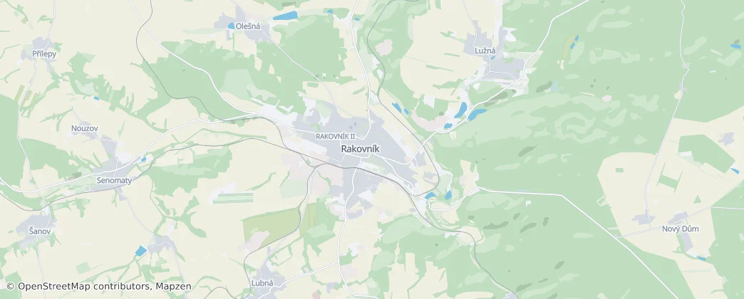 Rakovník — Harita