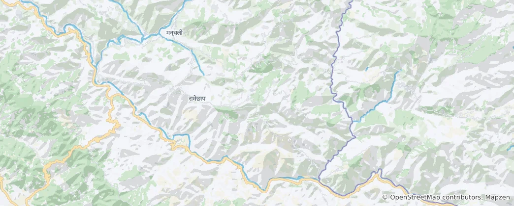 Mapa Ramechhap