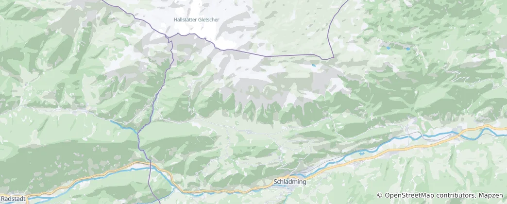 Mapa De Ramsau am Dachstein