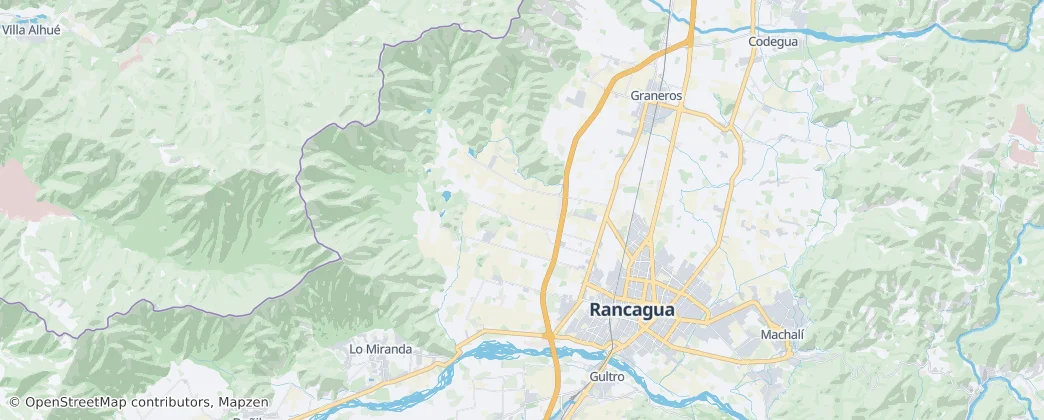 Rancagua — Map