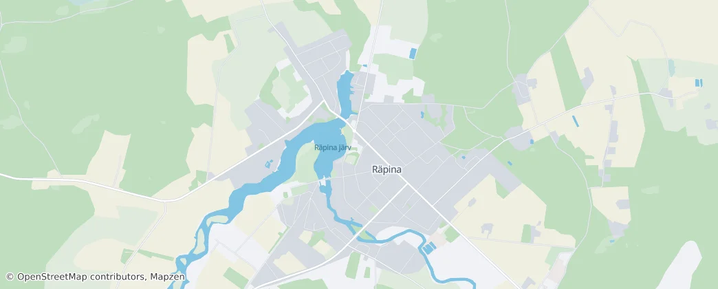 Räpina linn – Mapa