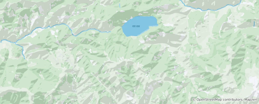Mapa Rara National Park