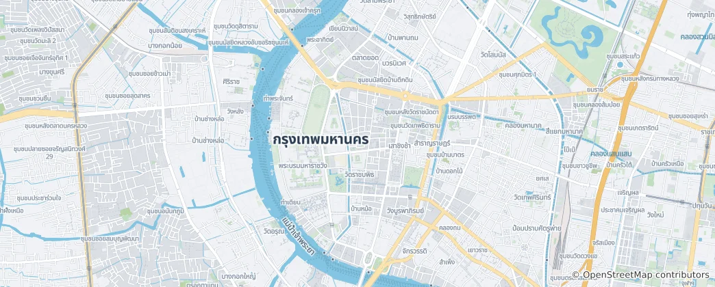 Mapa Rattanakosin