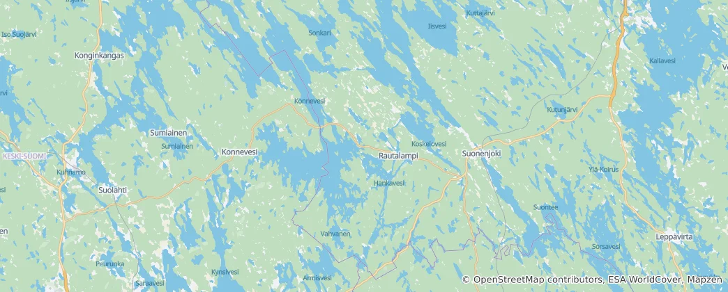 Map of Rautalampi