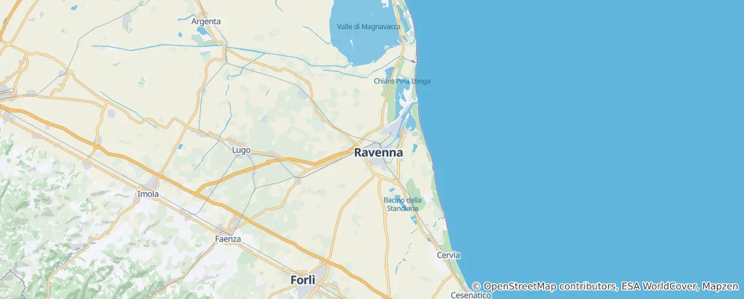 Map of Ravenna