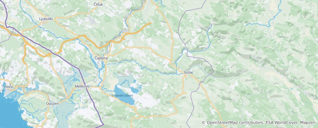 Mappa di Ravno