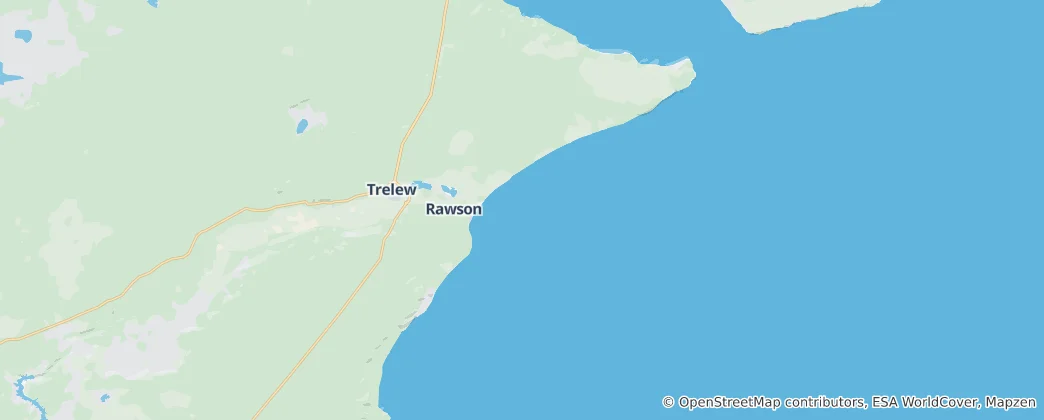 Mapa Rawson Department