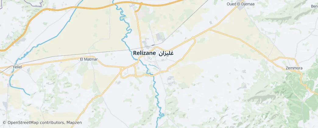 Relizane — Mapa