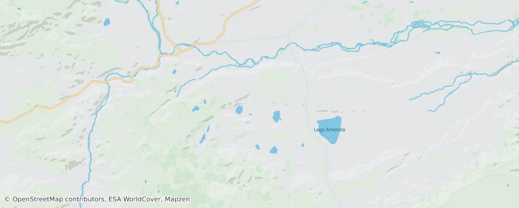 Mapa Reserva Natural Provincial Bosque Petrificado Estancia La Urbana
