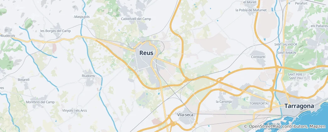 Map of Reus