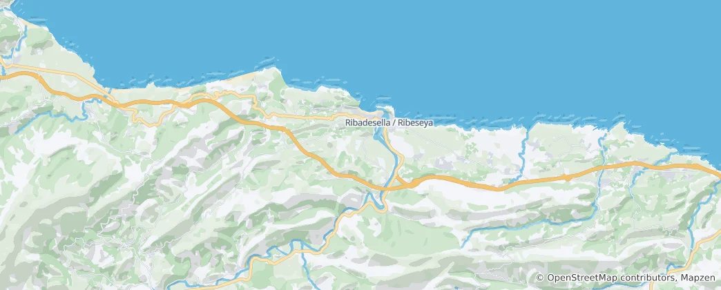 Mappa di Ribadesella