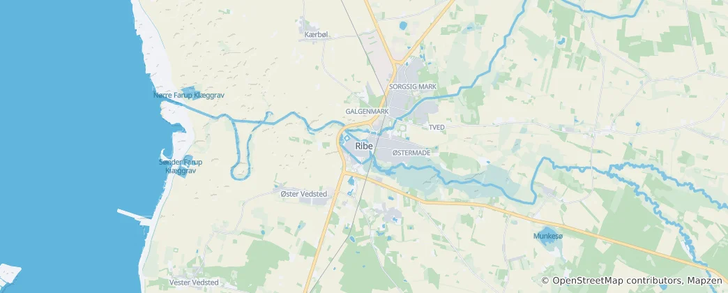 Carte de Ribe