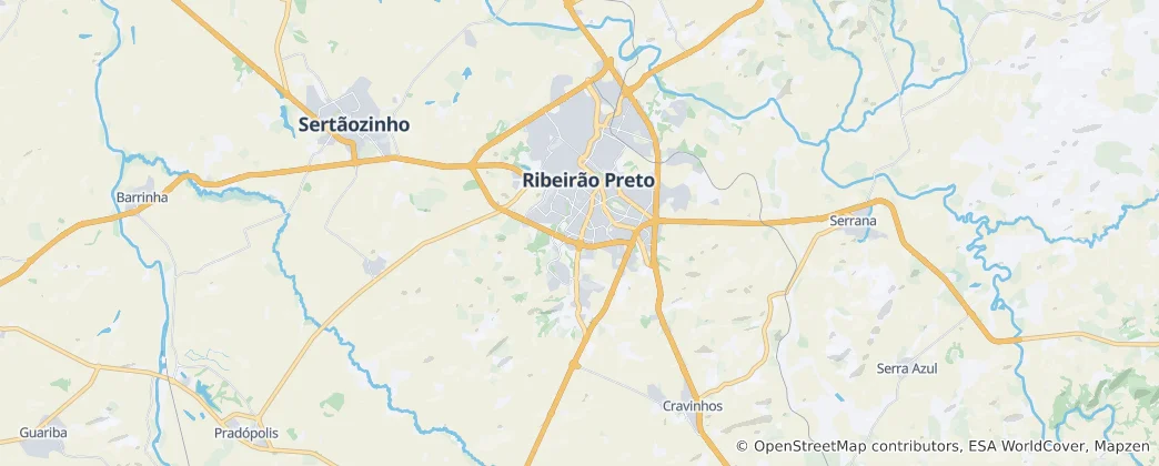Mapa Ribeirão Preto
