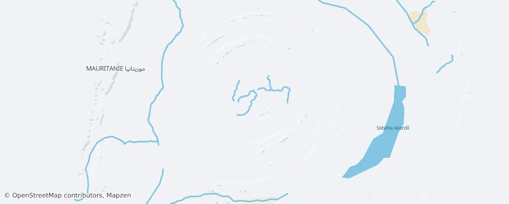 Richat Structure — Map