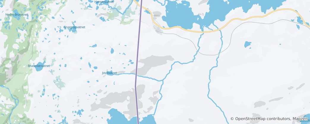 Mapa Riksgränsen