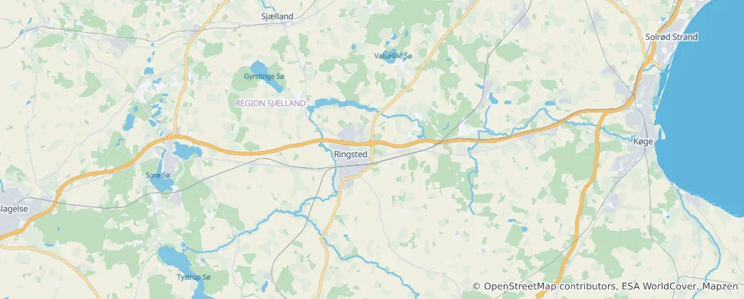Mapa Ringsted