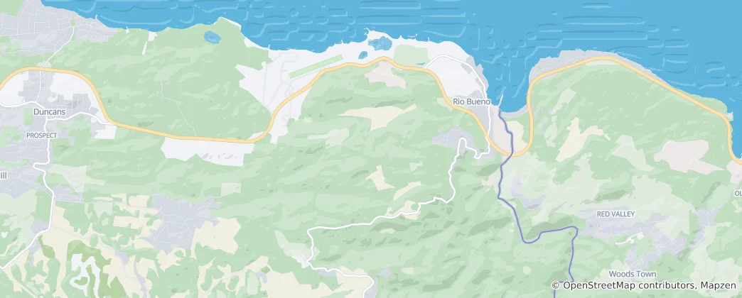 Mapa Rio Bueno