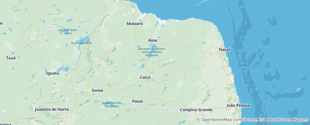 Mapa Rio Grande do Norte