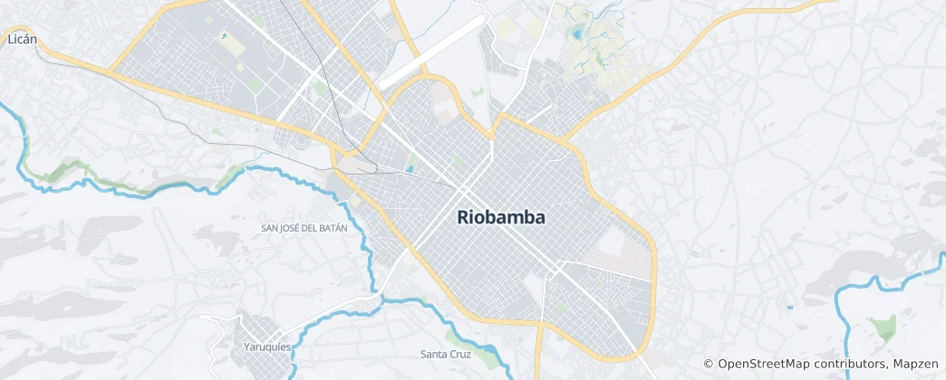 Mapa Riobamba
