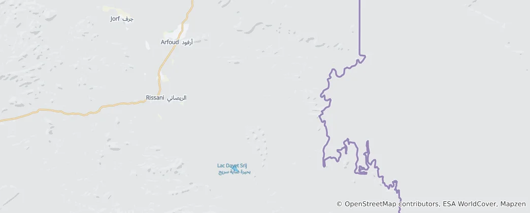 Map of Rissani