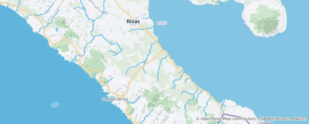Map of Rivas