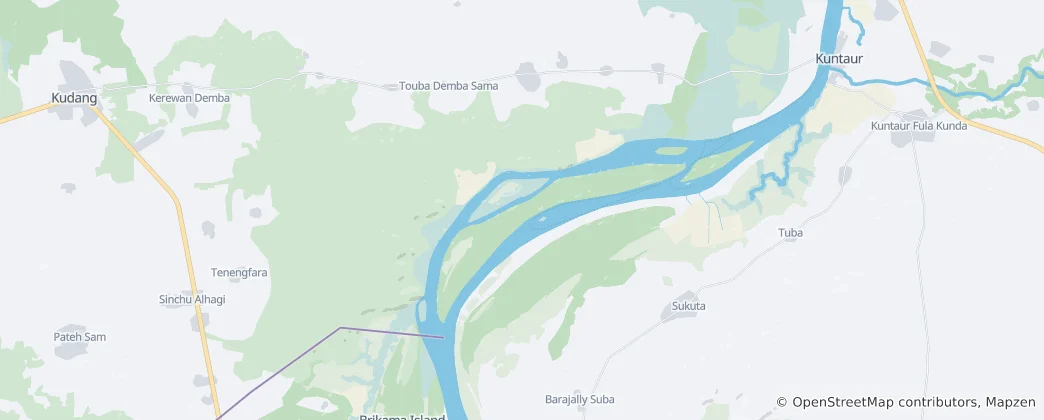 Mappa di River Gambia National Park