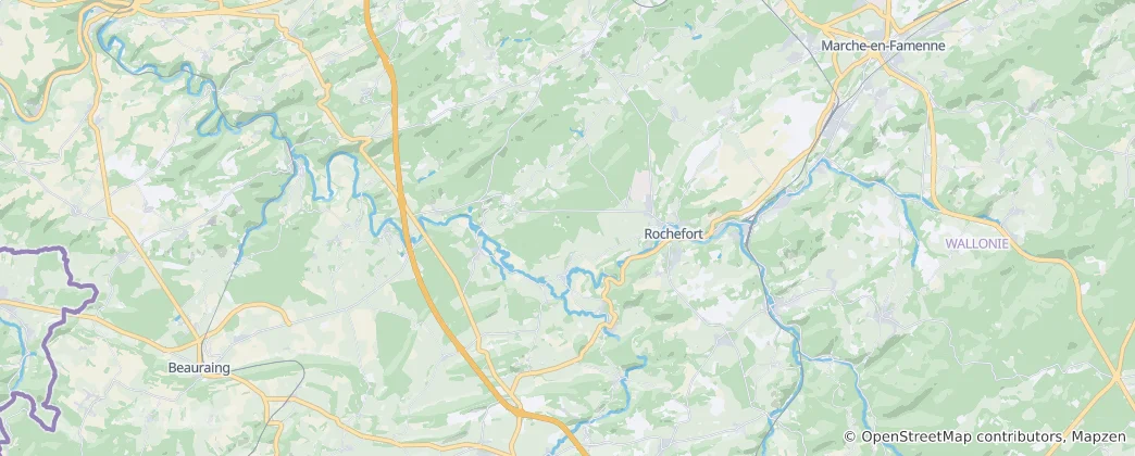 Map of Rochefort