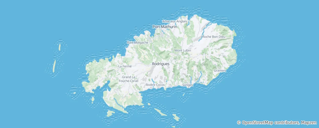 Mappa di Rodrigues