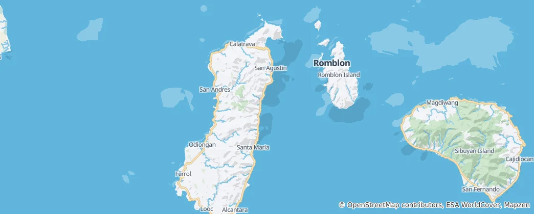 Map of Romblon
