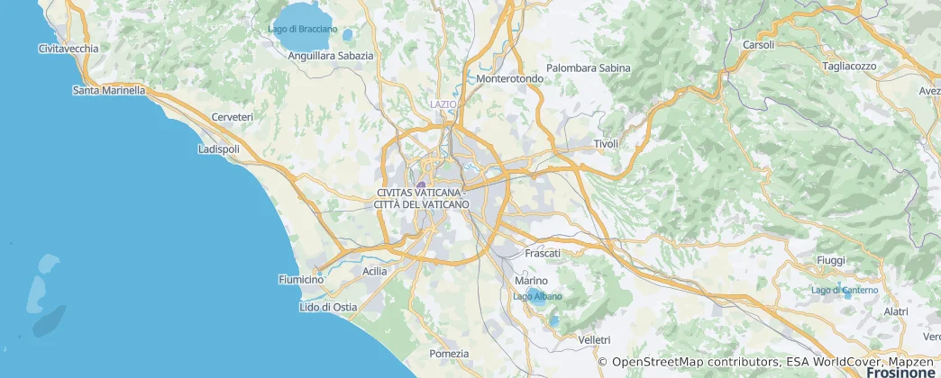 Mapa Rzym