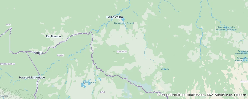 Térkép: Rondônia