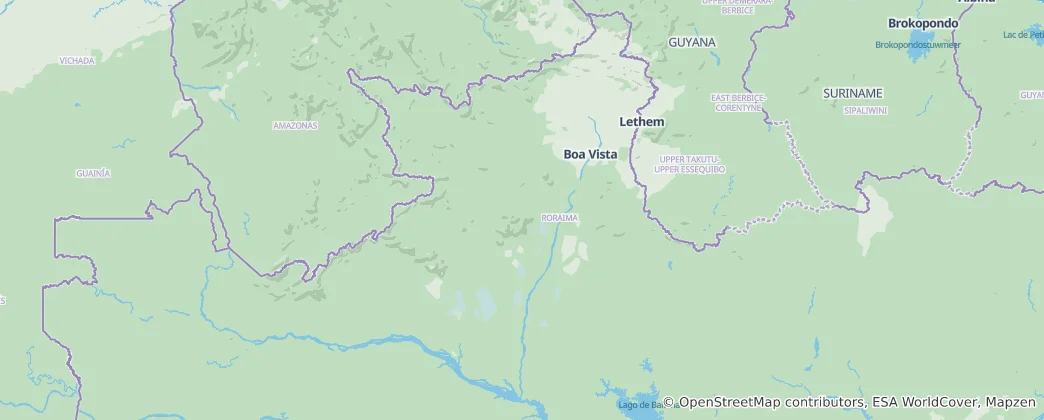 Térkép: Roraima