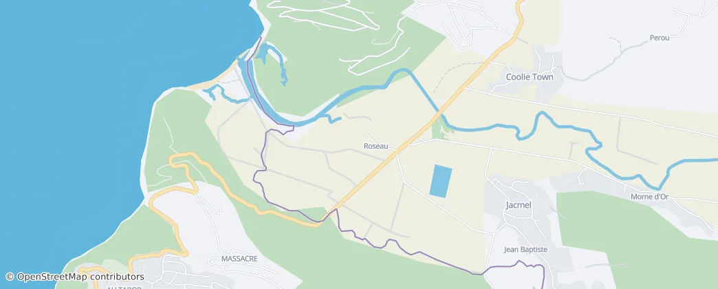Roseau Valley — Map