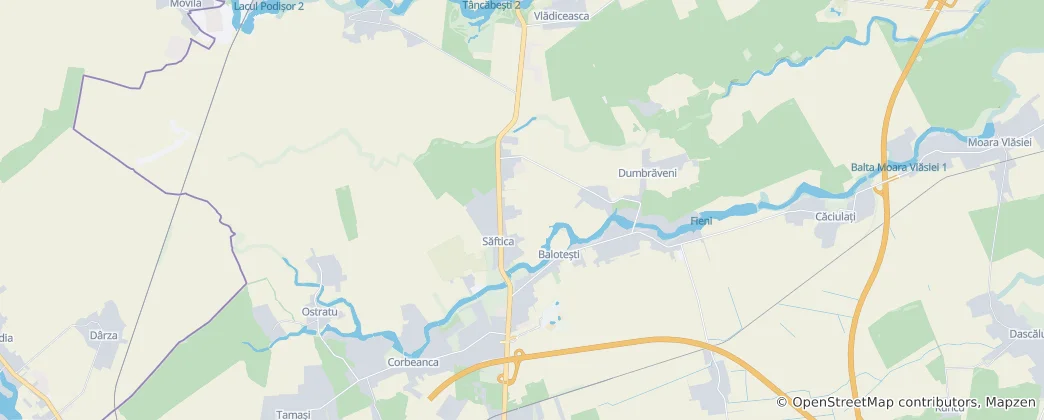 Mapa De Balotești