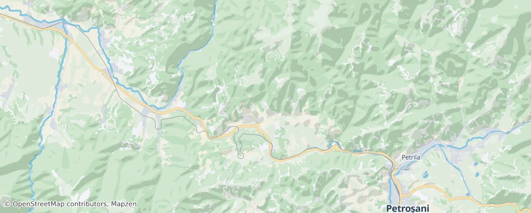 Map of Bănița