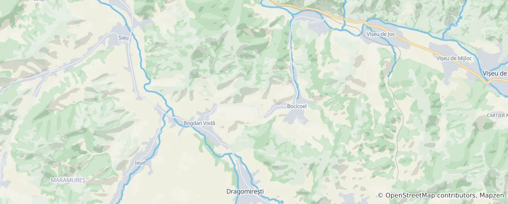 Mapa Bogdan Vodă