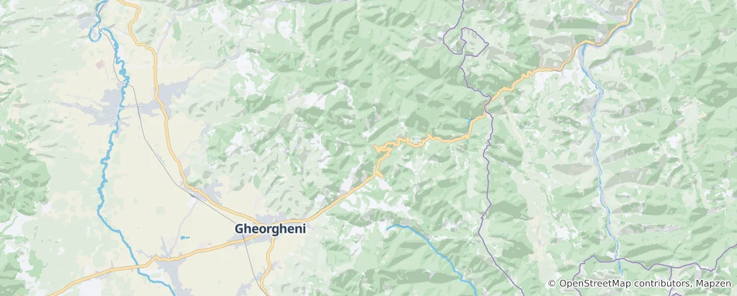 Mapa Gheorgheni