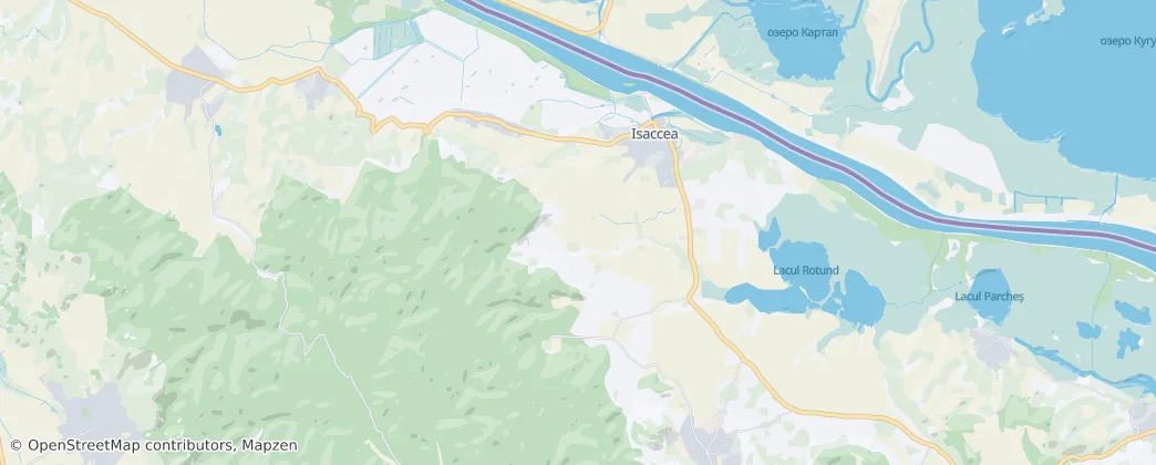 Mapa Isaccea
