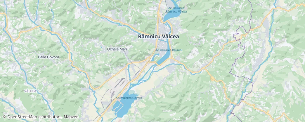 Râmnicu Vâlcea — Mapa