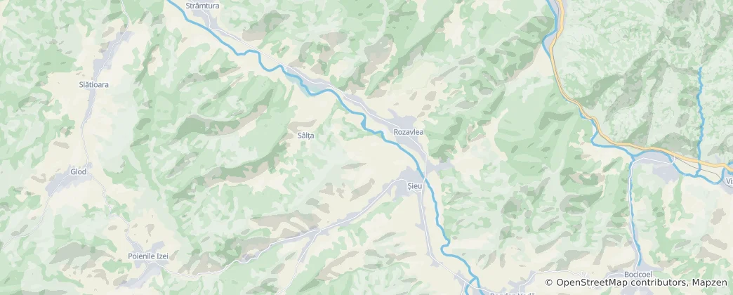 Mappa di Rozavlea